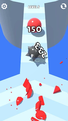 Gameplay screenshot 2 from Rolling Balls Swallowing - Casual game