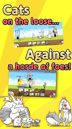Gameplay screenshot 2 from The Battle Cats - Casual game